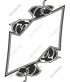  Elegant floral frame