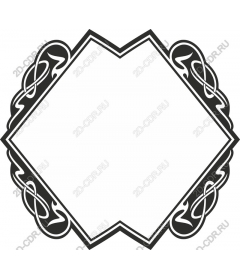  Elegant hexagonal frame