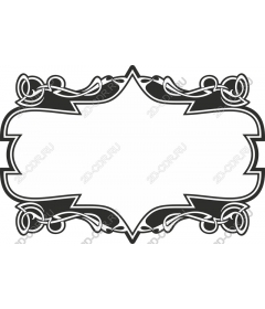 Elegant decorative frame
