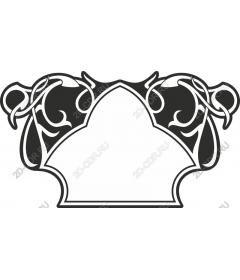  Элегантная винтажная декоративная рамка