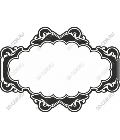 Vintage decorative frame