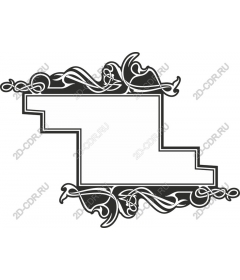 Decorative frame-ornament