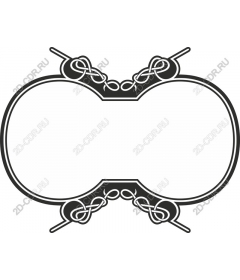 Elegant decorative frame