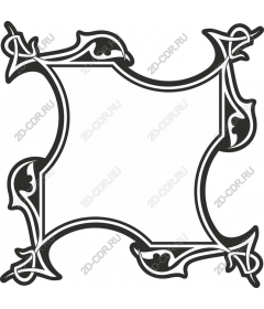 Vintage decorative frame