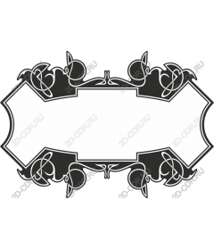 Elegant decorative frame