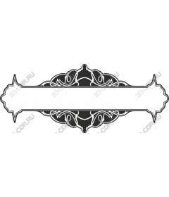 Vintage decorative frame