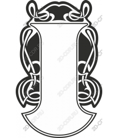  Frame "Elegance in art Nouveau style"