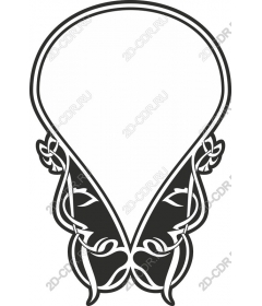  Elegant floral frame