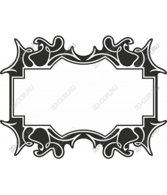  Decorative vintage frame