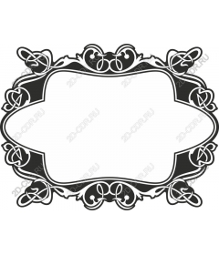Elegant vintage frame