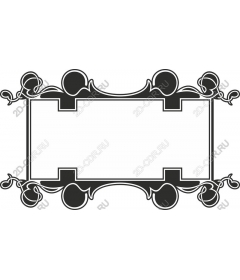  Elegant floral frame