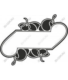 Elegant fruit frame