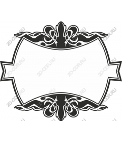Exquisite vintage frame