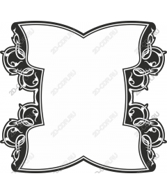  Elegant black and white frame