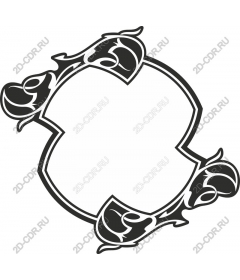 Intricate decorative frame