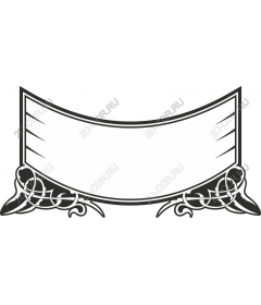  Elegant black and white decorative frame