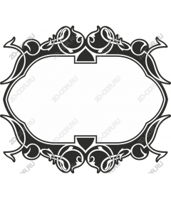  Винтажная декоративная рамка