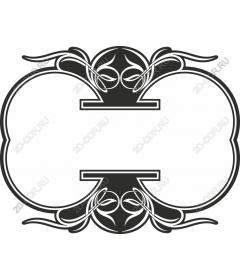 Elegant decorative frame