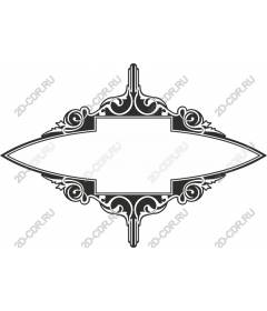 Exquisite vintage frame
