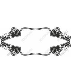  Elegant floral frame