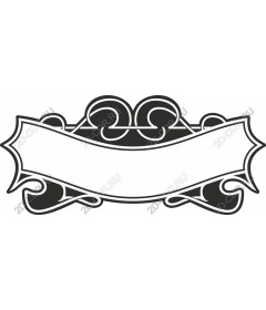  Vintage ornamental banner