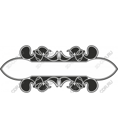 Elegant decorative frame