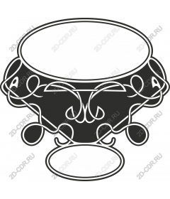 Elegant decorative bowl