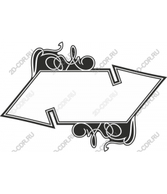 Elegant decorative frame