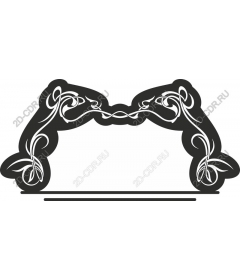 Elegant decorative frame