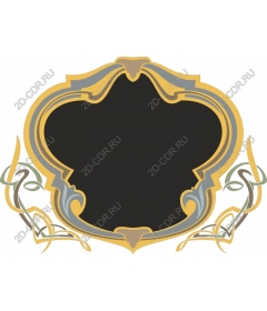  Elegant ornamental frame labels