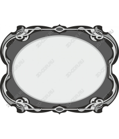 Vintage decorative frame