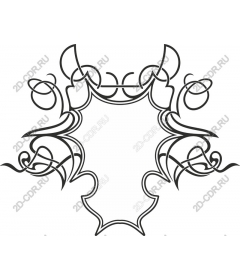 Elegant decorative frame