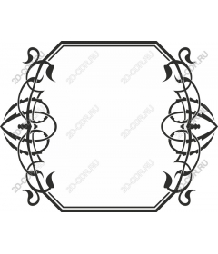 Exquisite decorative vintage frame