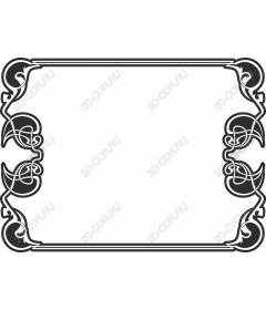  Elegant decorative frame