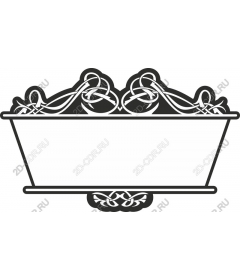 Decorative frame "Celtic elegance"