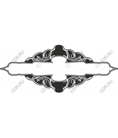 Vintage decorative frame