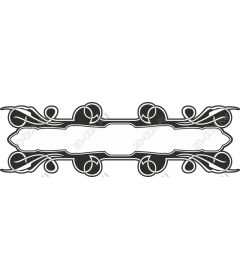  Elegant floral border