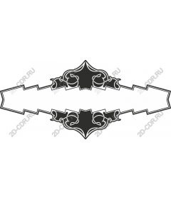  Vintage scroll banner