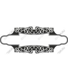  Celtic ornamental frame