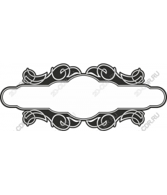 Elegant vintage frame