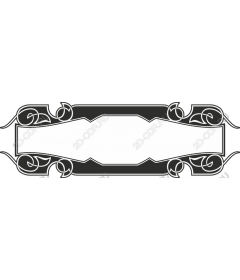 Exquisite vintage frame