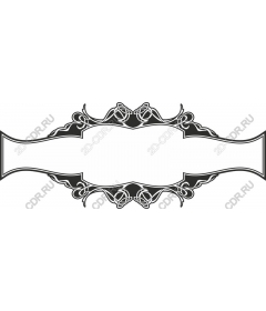 Elegant decorative frame