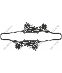  Elegant floral frame