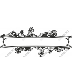 Elegant decorative frame Clipart