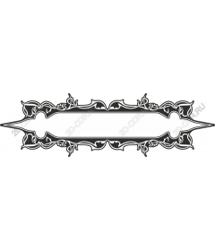 Vintage floral frame