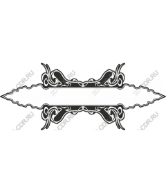 Elegant vintage frame ornament