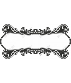 Elegant vintage frame