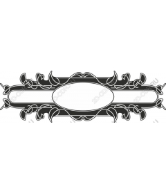 Vintage decorative frame
