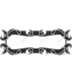 Vintage decorative frame