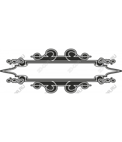 Elegant vintage decorative frame